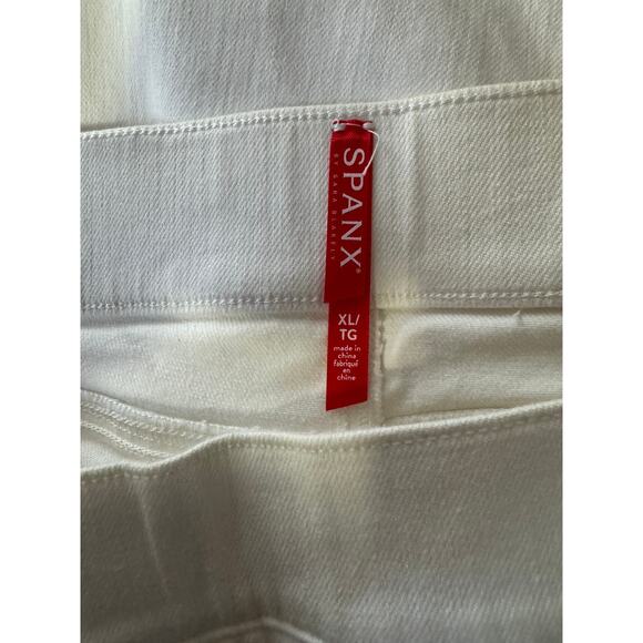 SPANX Cream Skinny Pants - Picture 9 of 14